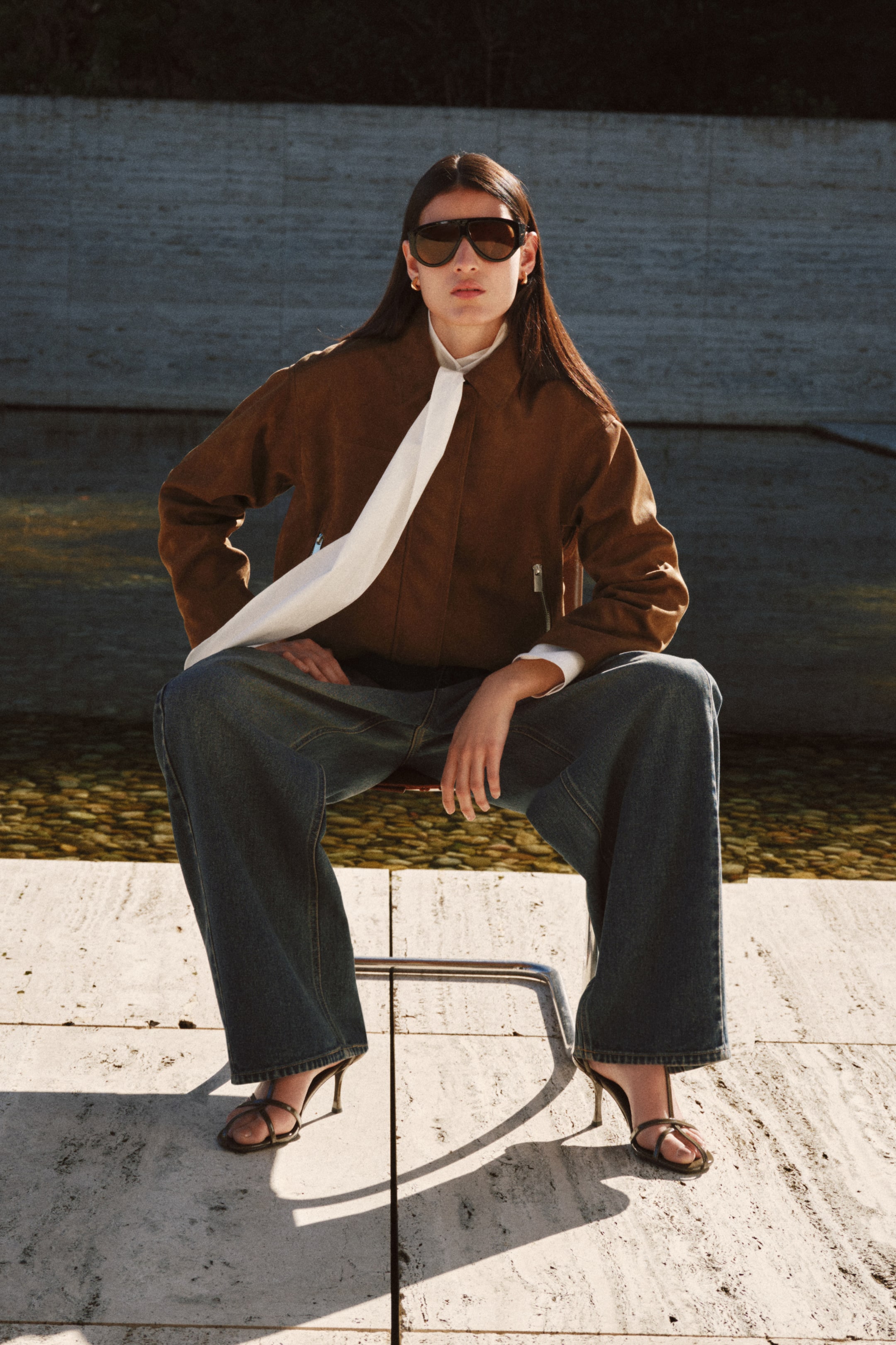 Napped Jacket - Brown