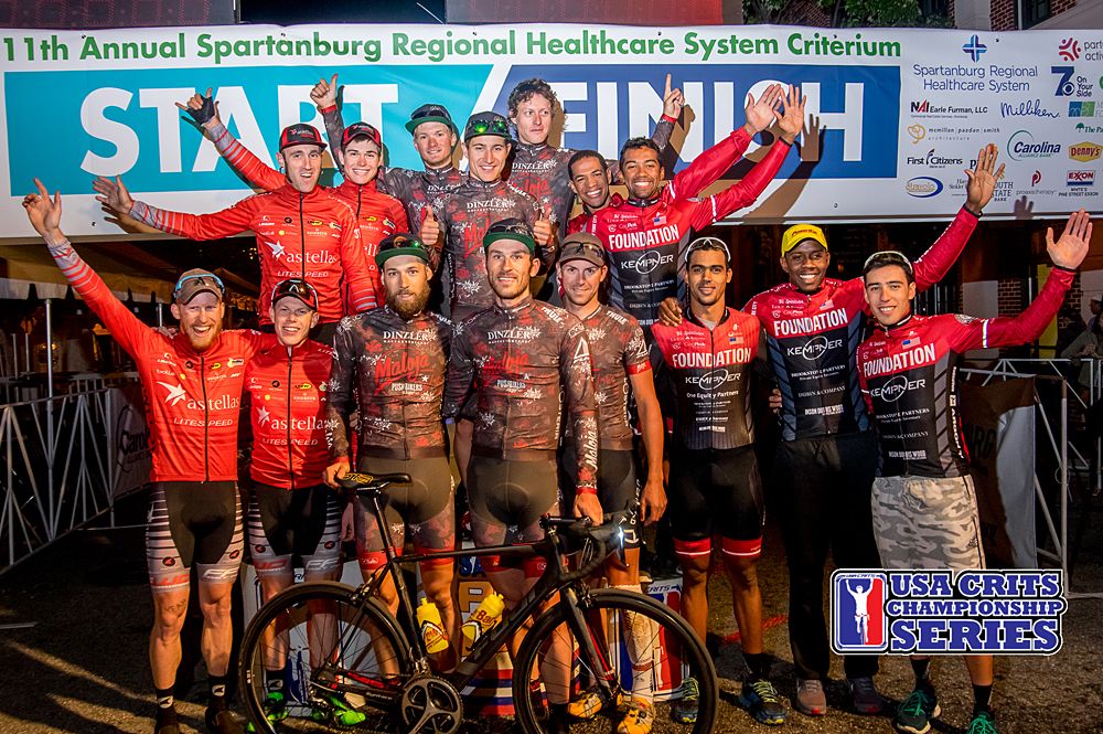 Overall team podium