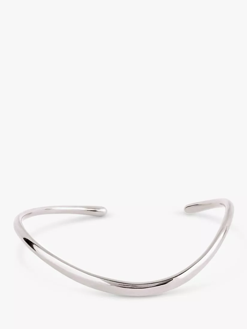 Dinny Hall Wave Cuff, Silver