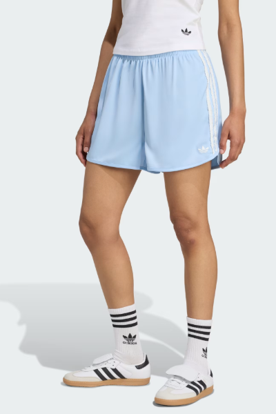 adidas, Adidas Originals Satin Shorts Ruffle 3-Stripes