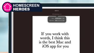 A laptop screen showing the Ulysses app