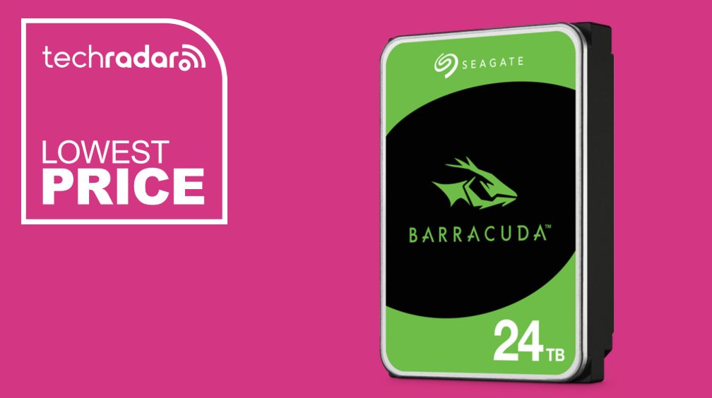 Seagate 24TB hard drive drops to just over one cent per GB - its cheapest price ever at under $250