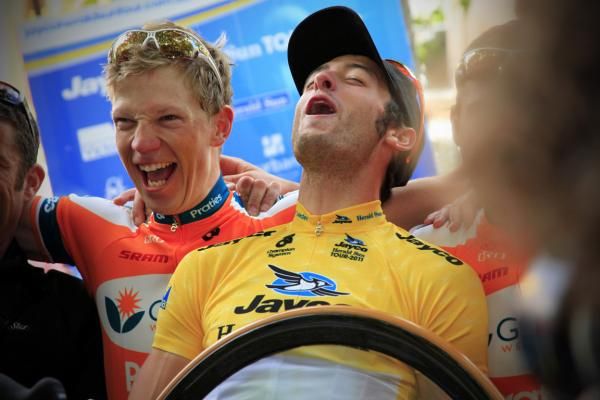 An overjoyed Nathan Haas (Genesys Wealth Advisors)