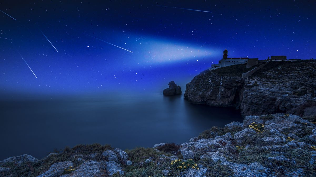 perseid meteor shower wallpaper