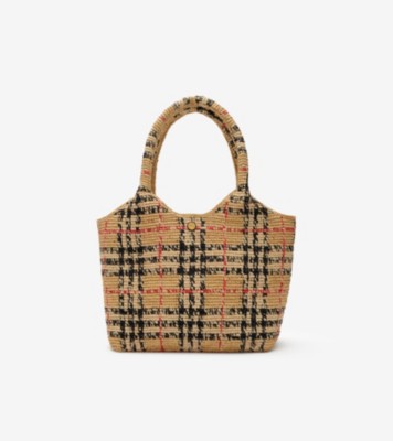Small Margate Tote in Sand Beige - Women | Burberry&amp;reg; Official