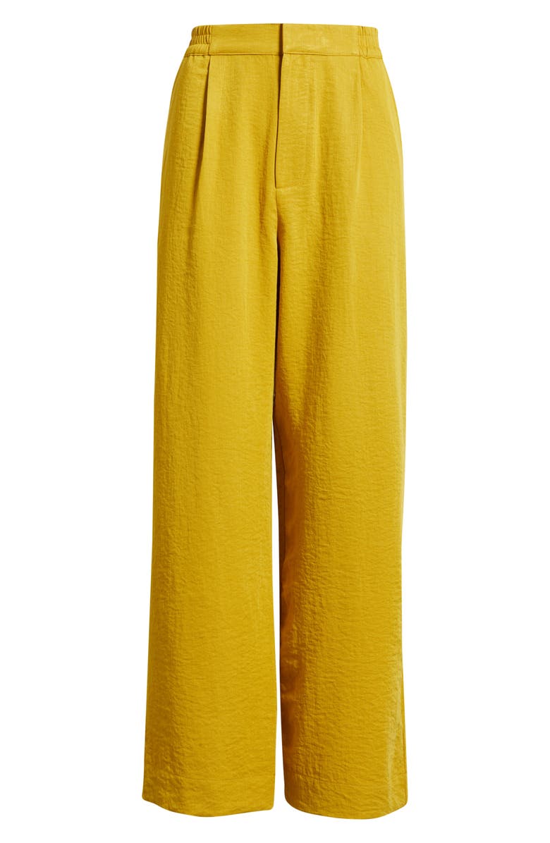 Pleated Wide Leg Pants
