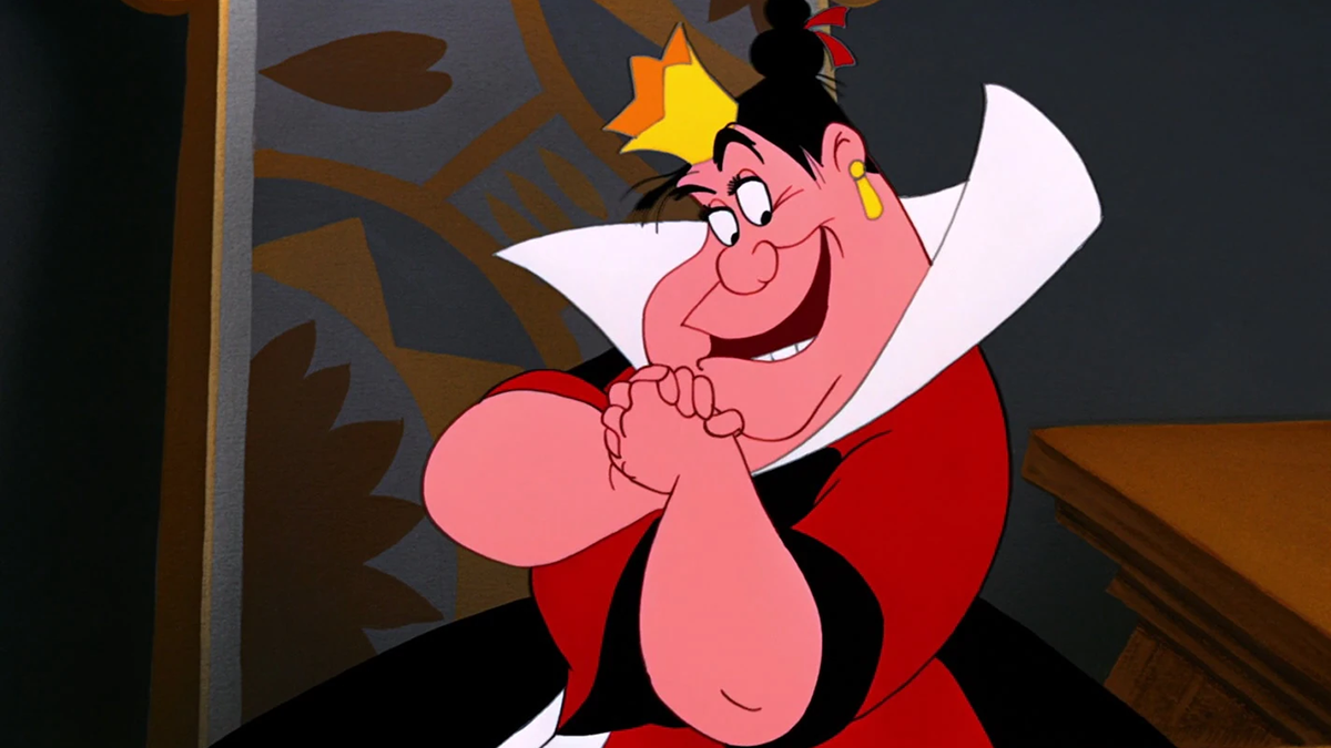 The Queen of Hearts from Alice in Wonderland