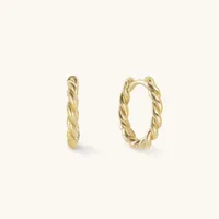 Medium twist hoops - £60 at Spells of Love