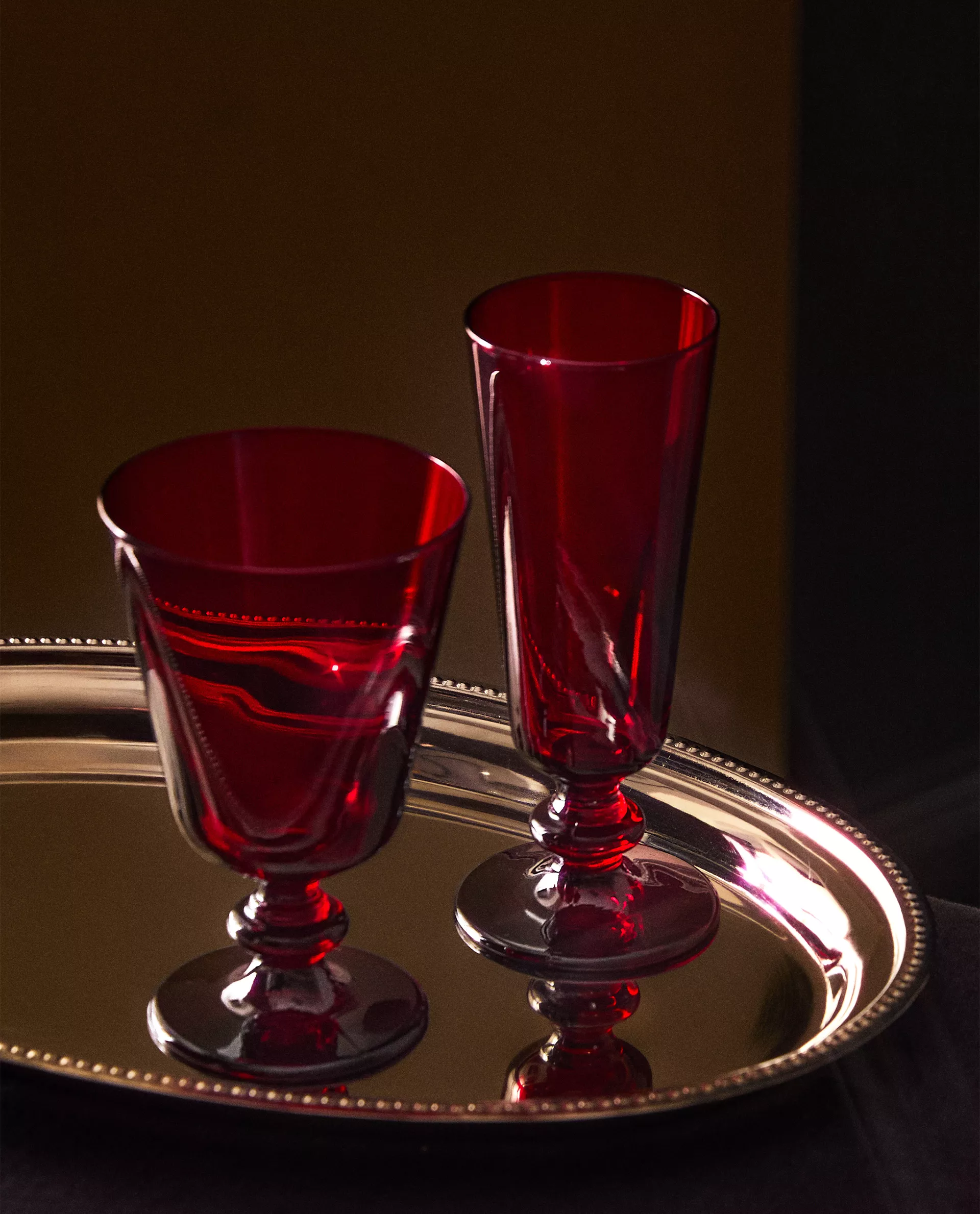 zarahome, Christmas Wine Glass