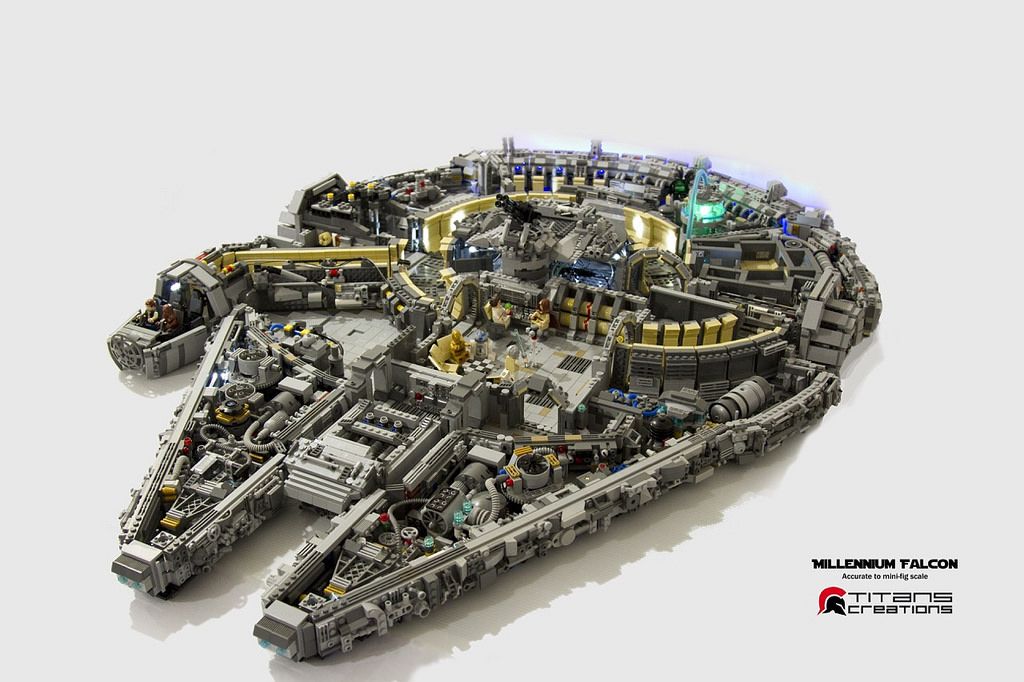 This LEGO Millennium Falcon Model Must Be Seen to Be Believed | Space