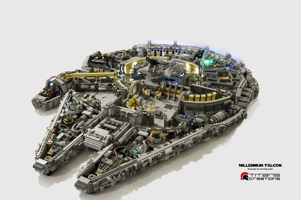 This Lego Millennium Falcon Model Must Be Seen To Be