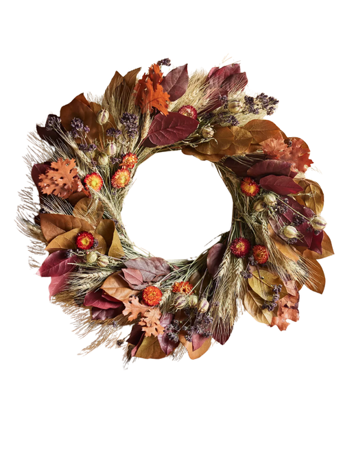 Autumn Harvest Preserved Wreath