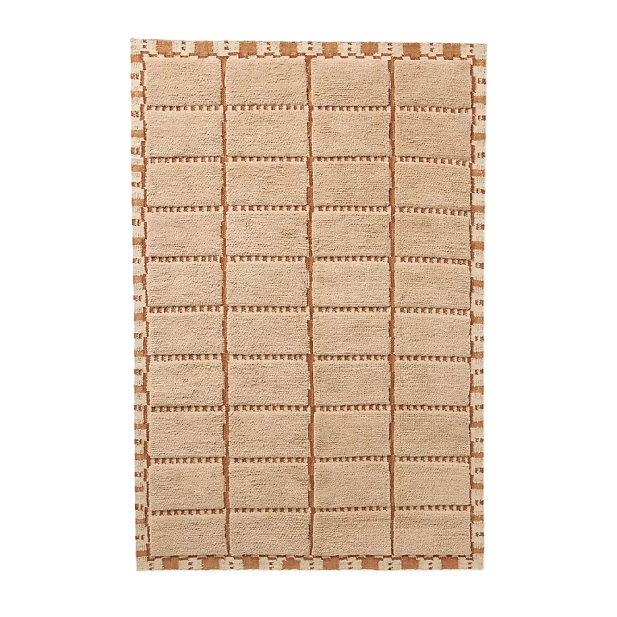 Anthropologie, Katie Hodges Grid Rug