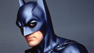 George Clooney as Batman in Batman and Robin