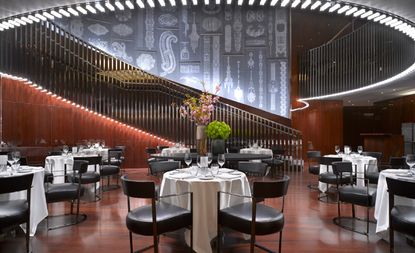 The restaurant in Bulgari's