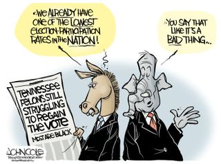 Political cartoon