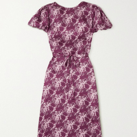 The Vampire's Wife Belted Floral Print Silk Satin Maxi Dress £647.50,