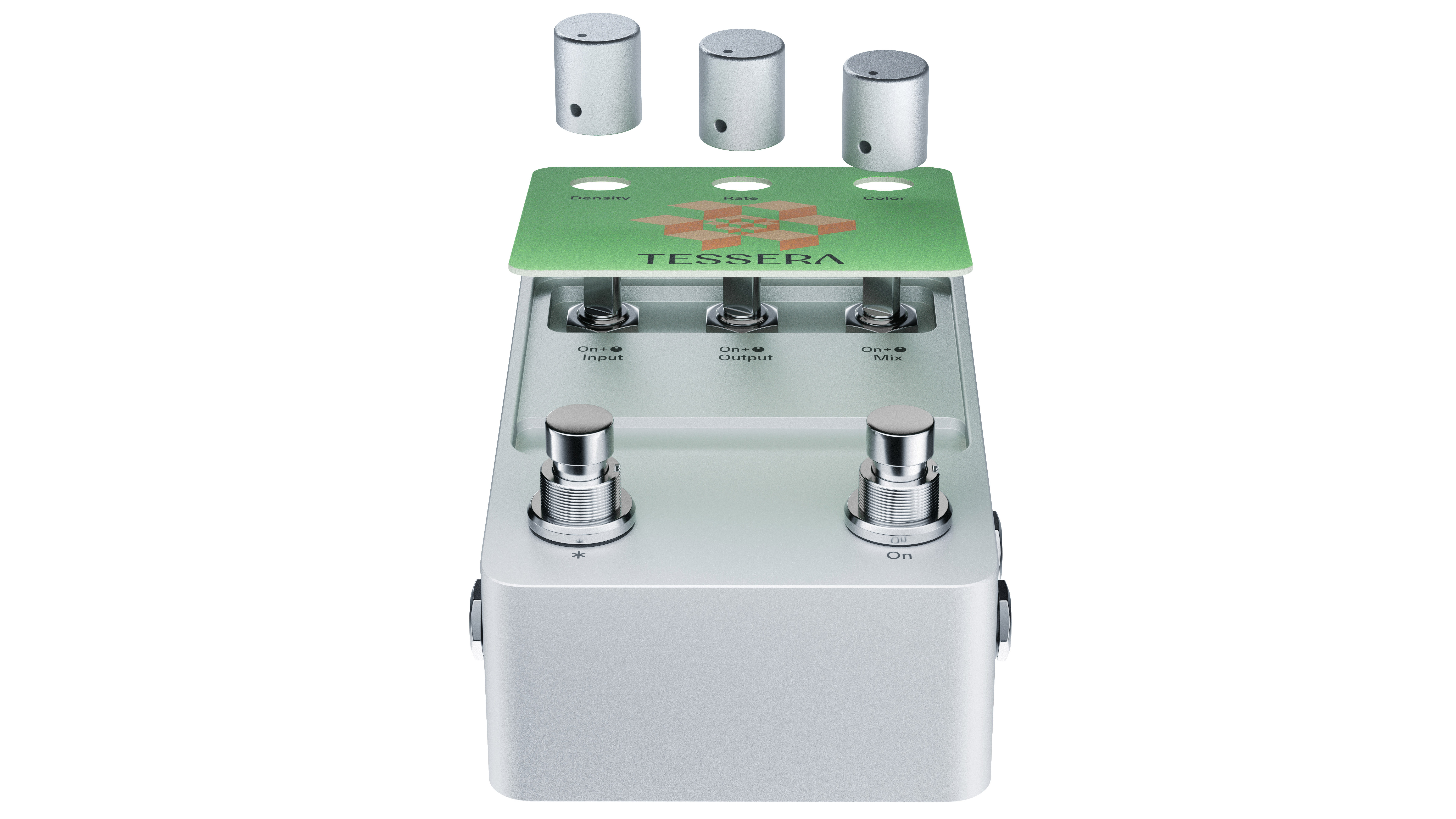 Polyend Endless customisable pedal with its detachable elements removed