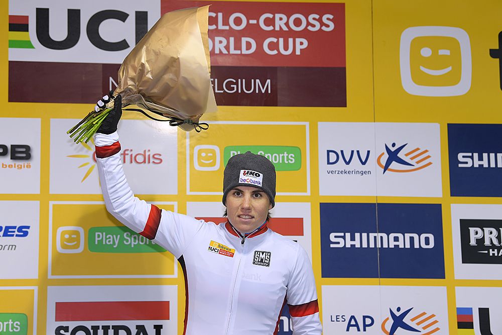 Sanne Cant is the World Cup leader after Namur