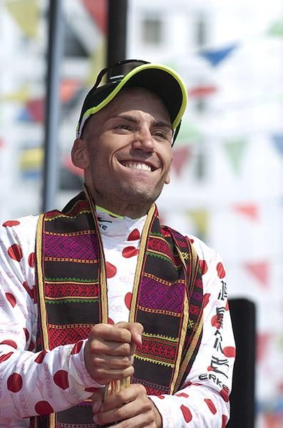 Maurizo Gorato (Geox-TMC) is the leader of the KOM and wears the polka-dot jersey after stage one.