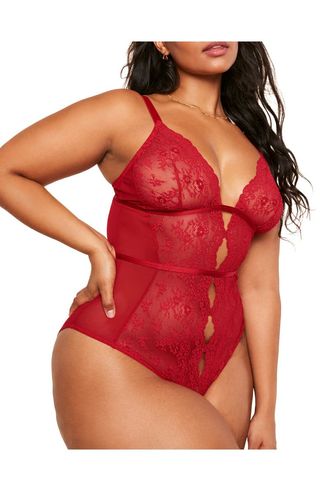 Rosie Crotchless Bodysuit Lingerie