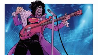 Prince rocks a Superman shirt in DC's Milestones in History