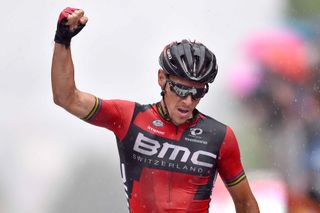 Philippe Gilbert celebrates his first win of 2015.