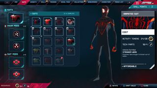 spider-man miles morales Animated Suit