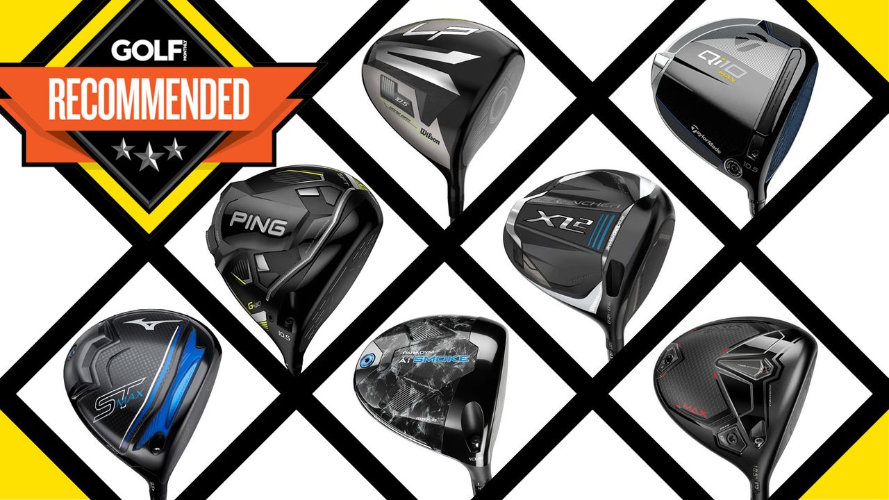 A collection of the best golf drivers for beginners in a grid format