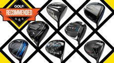 A collection of the best golf drivers for beginners in a grid format