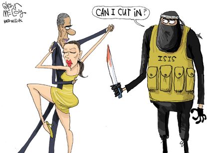 Obama Cartoon U.S. ISIS 2016