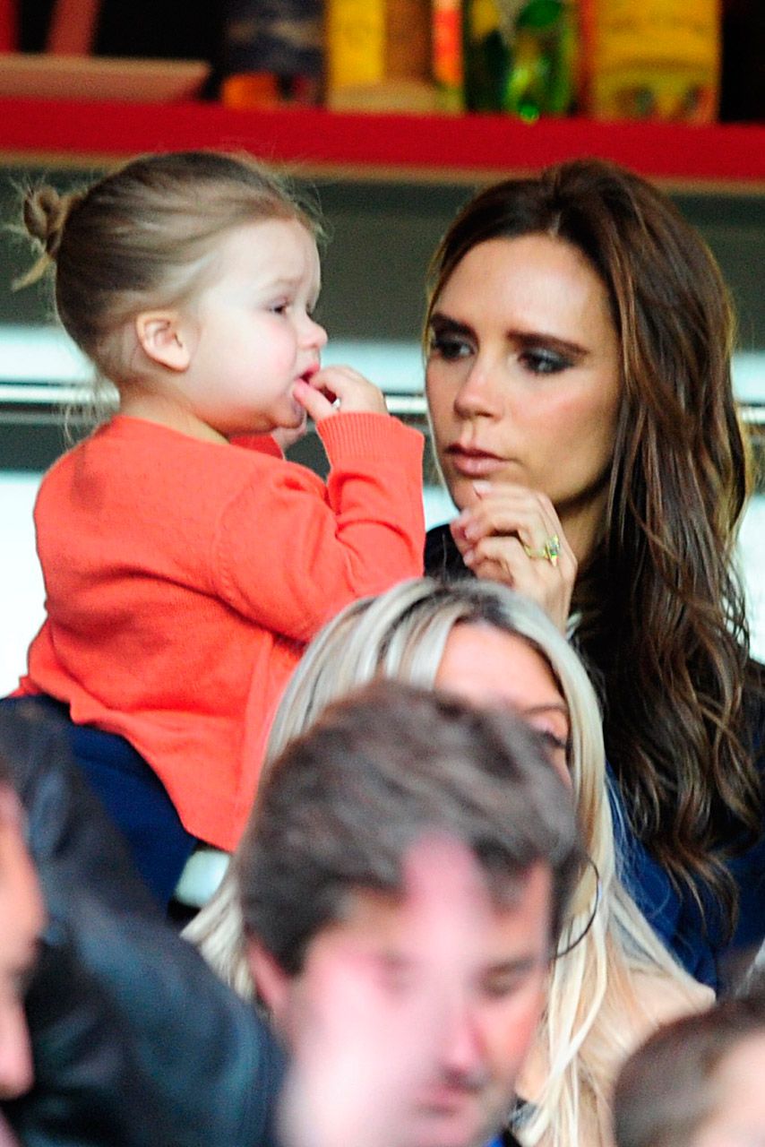 Victoria Beckham and Harper Beckham