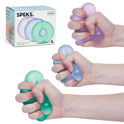 Speks Gump Loop Stress Balls | Ultra Soft Squishy Fidget Toy for Adults &amp;amp; Teens | Stress Relief &amp;amp; Desk Toy (cool)