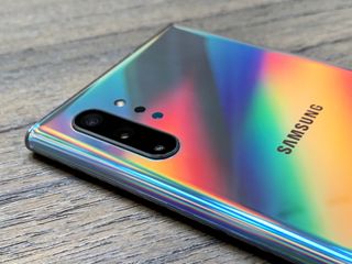 Galaxy Note 10 Plus back close-up cameras