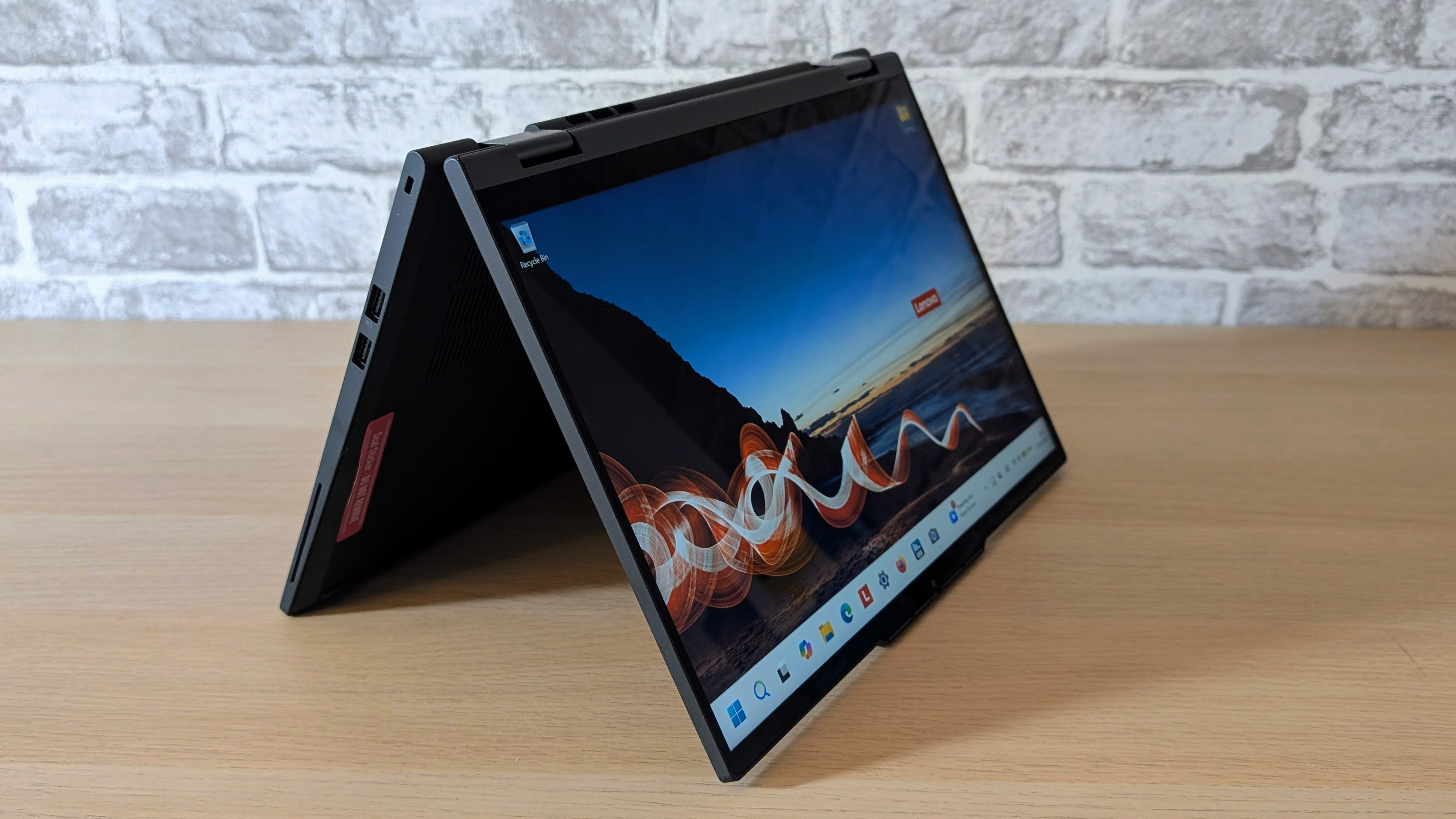 The Lenovo ThinkPad T14s 2-in-1 on the ITPro background