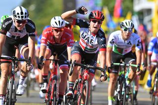 Sacha Modolo (UAE-Emirates) wins stage 2 of the Tour de Pologne.