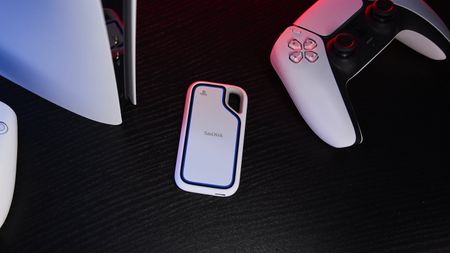 The new SanDisk Extreme Portable SSD for PlayStation 5.