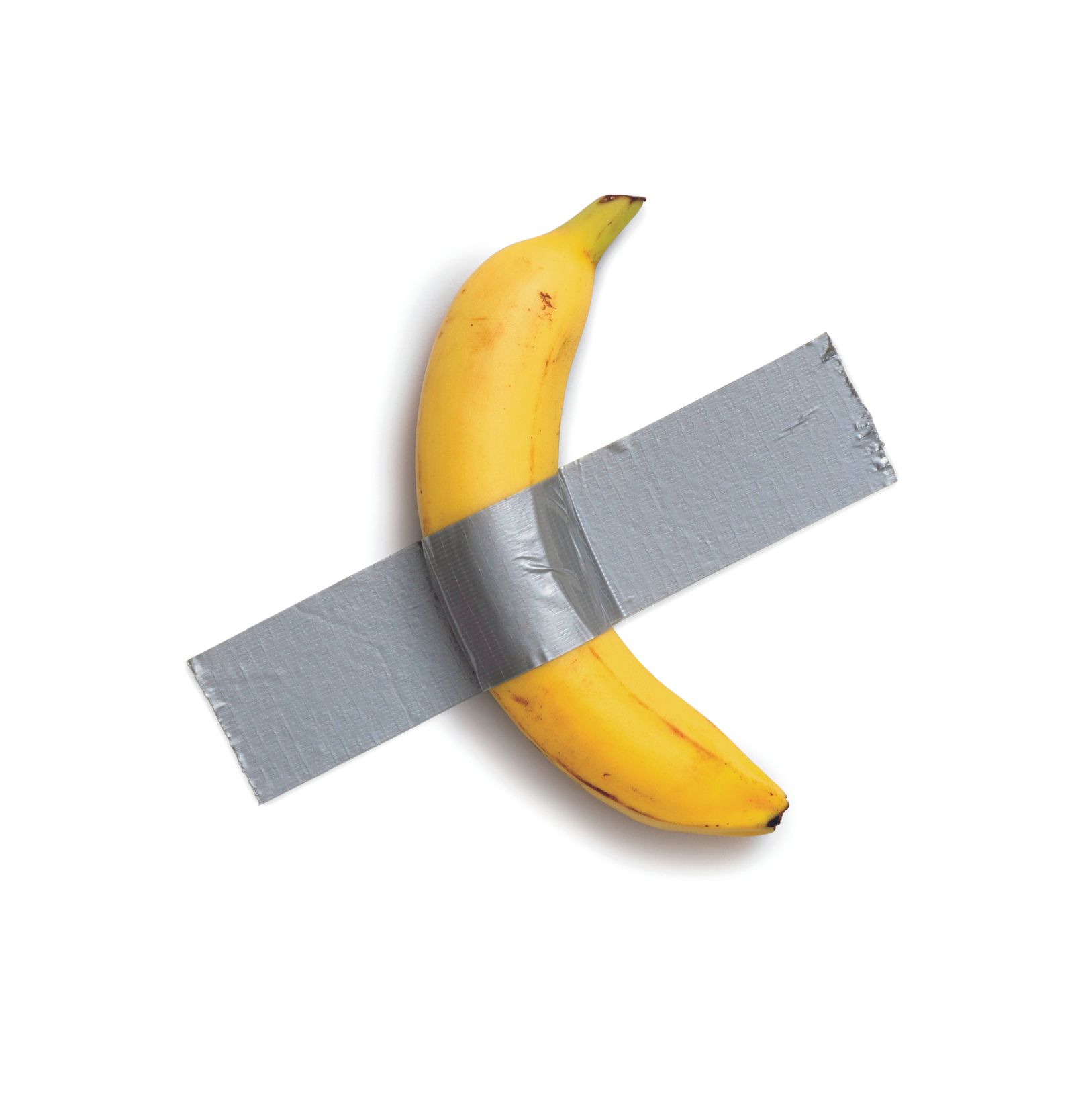 banana taped to wall