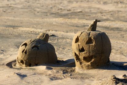 Sand pumpkins can stay.