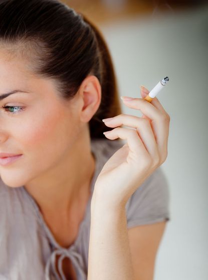 Woman smoking