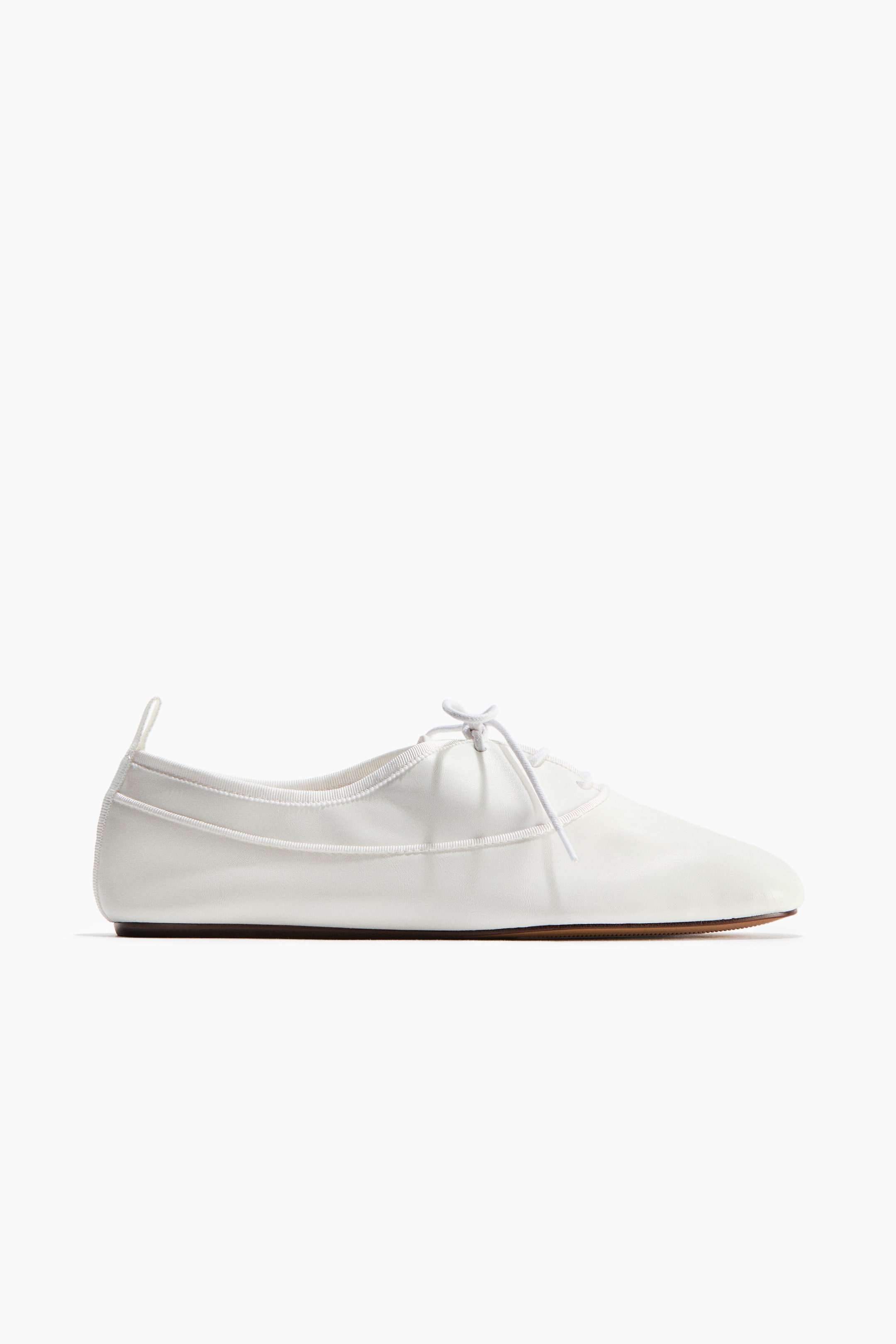 Lace-Up Ballet Flats