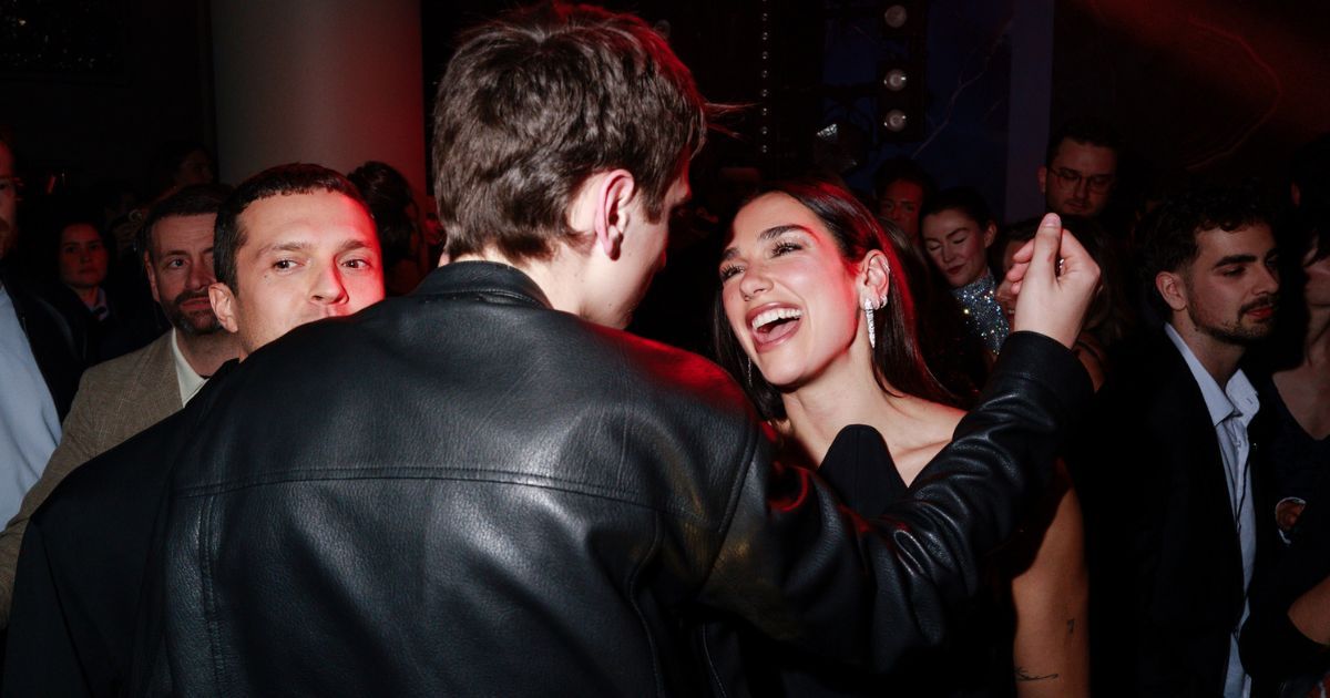 Dua Lipa Was in Selfie Mode at the Wildest BRITs Afterparty