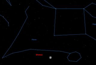 Uranus at Opposition, October 2014