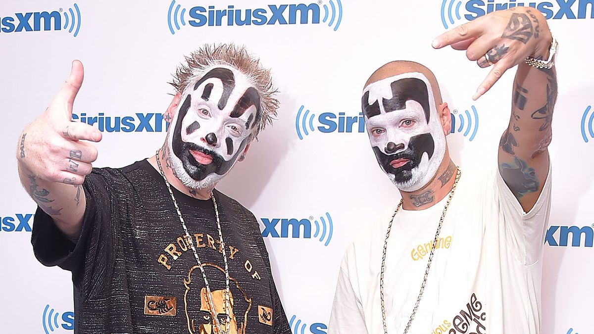 Insane Clown Posse sporting Juggalo make up