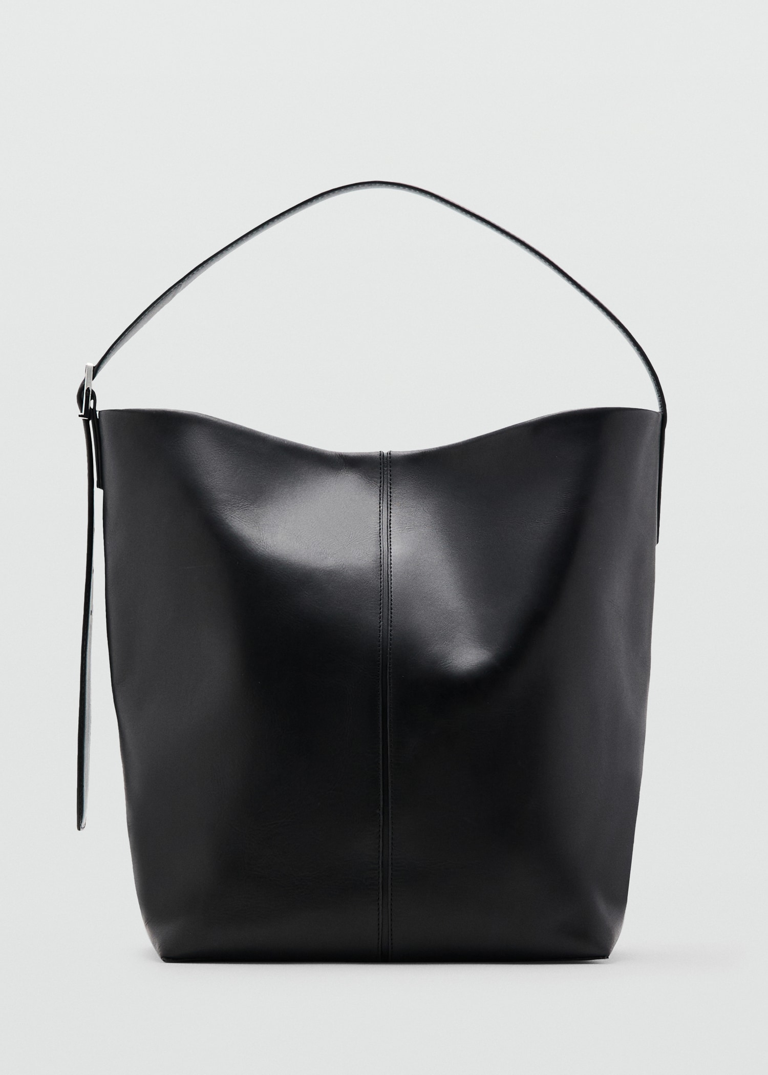 Leather Bucket Bag - Women | Mango Usa
