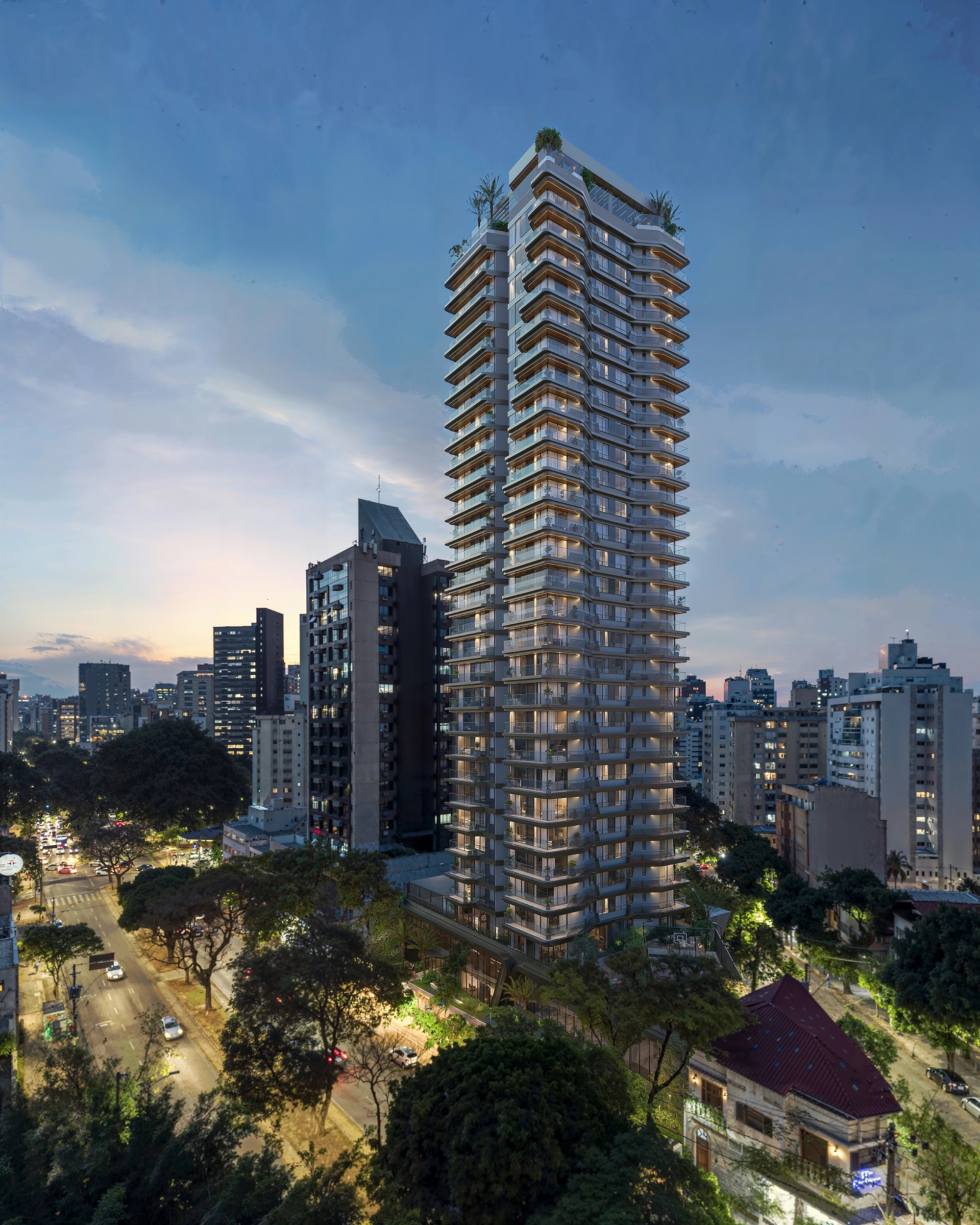 Savassi residences in Minas Gerais, Brazil