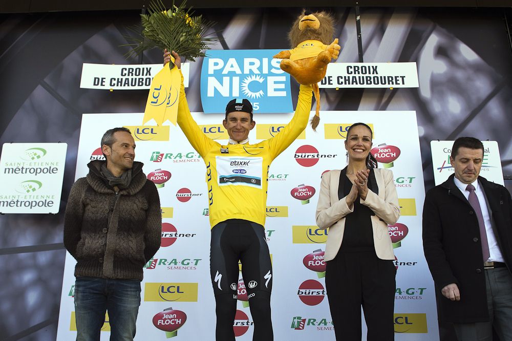 Michal Kwiatkowski held onto yellow again today.