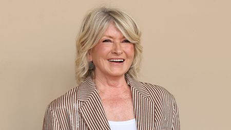 martha stewart on a beige background