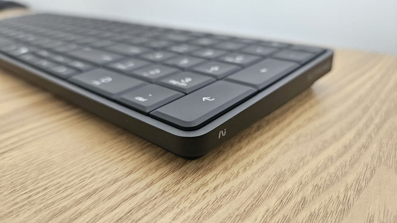 The HP EliteBoard G1a on a desk