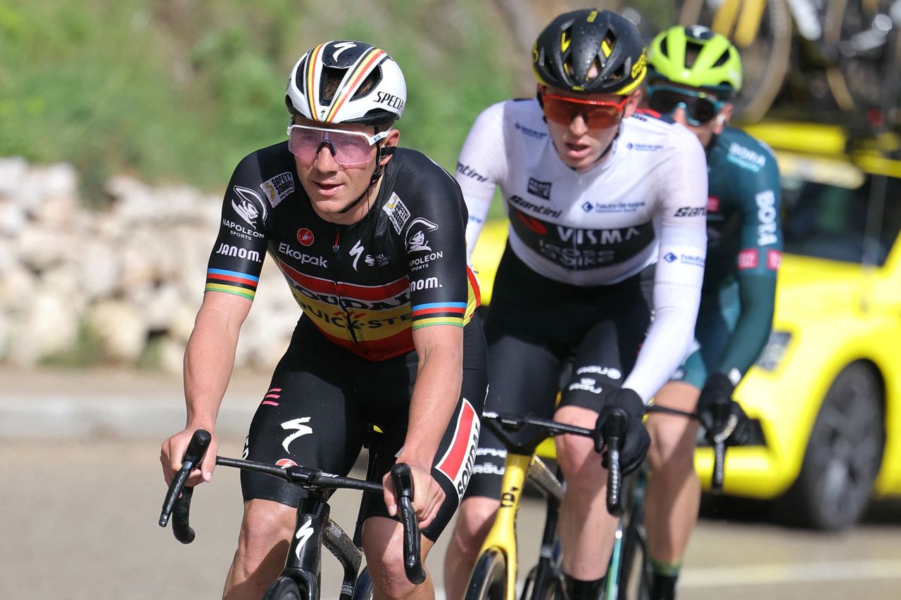 Paris-Nice stage 8 leading trio of Evenepoel, Jorgenson and Vlasov
